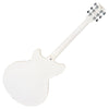 Arctic White Vintage REVO Series 'Custom Supreme' Semi-Acoustic Guitar