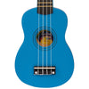 Laka Rainbow Series Soprano Ukulele & Carry Bag ~ Blue