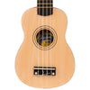 Laka Rainbow Series Soprano Ukulele & Carry Bag ~ Natural