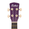 Laka Rainbow Series Soprano Ukulele & Carry Bag ~ Violet