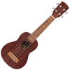 Laka Sapele Series Soprano Ukulele & Bag ~ Chocolate