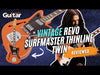 Vintage REVO Series 'Surfmaster Thinline' Twin Electric Guitar ~ Arctic White