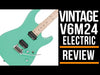 Vintage V6M24 ReIssued Electric Guitar ~ Laguna Blue