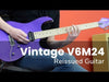 Vintage V6M24 ReIssued Electric Guitar ~ Ventura Green