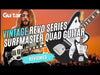 Vintage REVO Series 'Surfmaster Quad' Electric Guitar ~ Boulevard Black